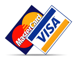 Оплата материалов банковскими картами Visa и MasterCard