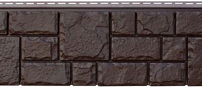 Цокольный сайдинг Я - фасад от Гранд Лайн - Коллекция Екатерининский камень, цвет Арабика