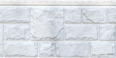 Цокольный сайдинг Я - фасад от Гранд Лайн - Коллекция Екатерининский камень, цвет серебро