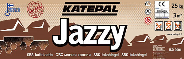 Упаковка гибкой черепицы Катепал Джаззи (Katepal Jazzy)