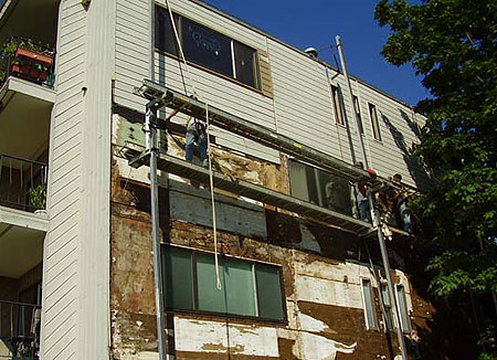 Применение винилового сайдинга при реконструкции домов